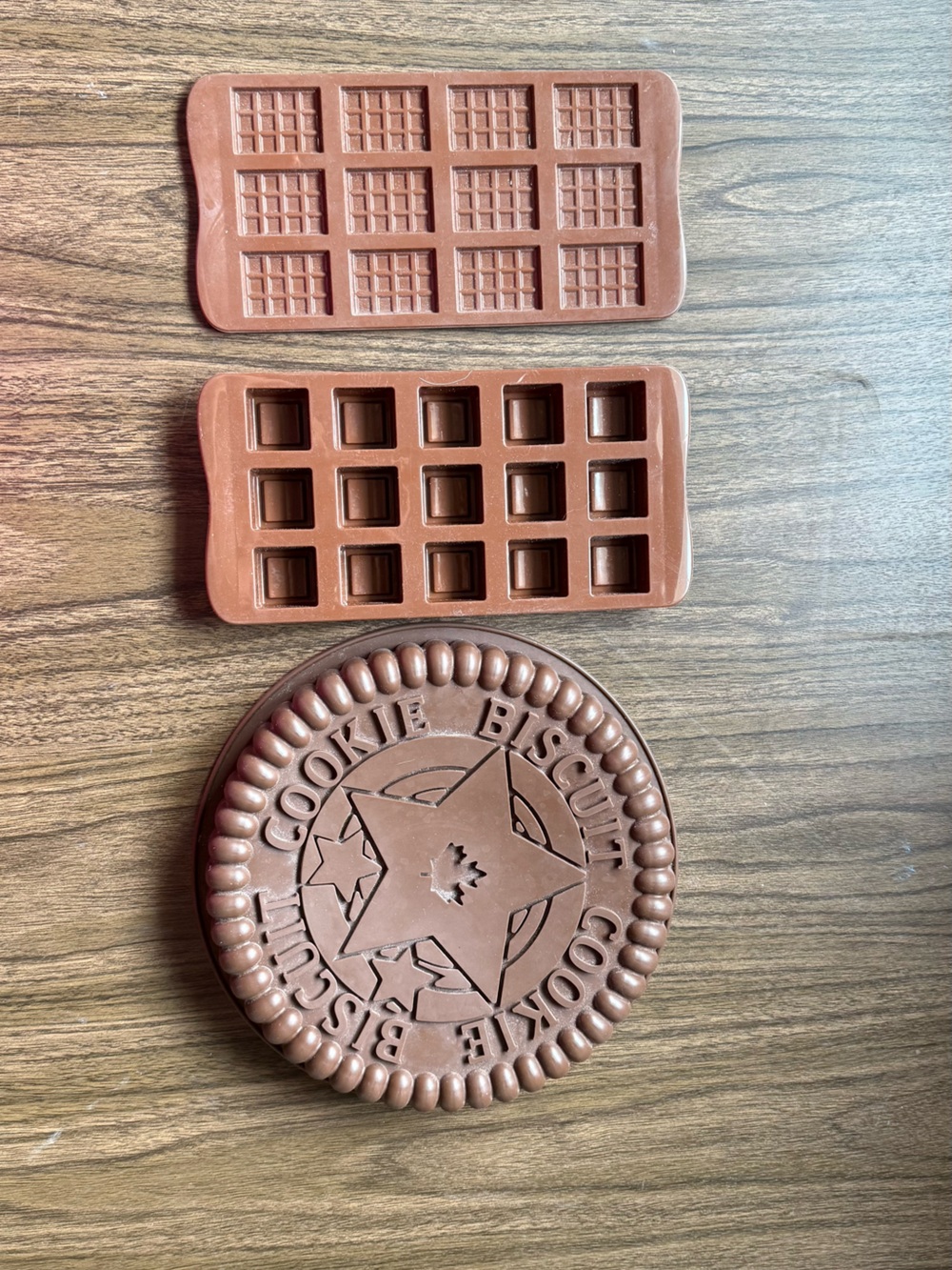 Silicone Baking Mold Set - Chocolate Brown
